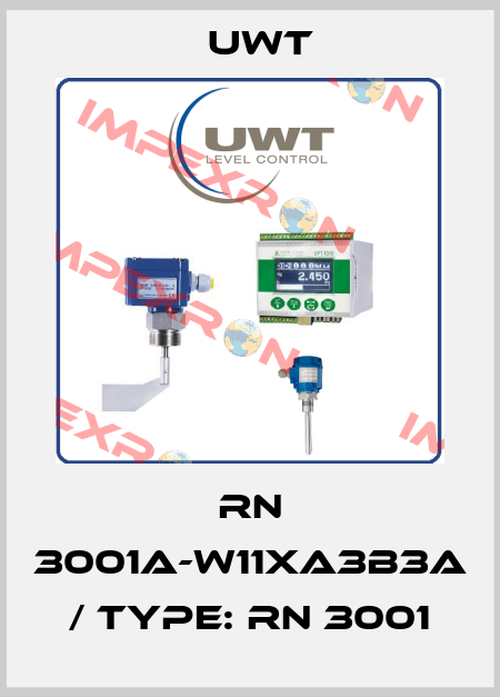 RN 3001A-W11XA3B3A  / Type: RN 3001 Uwt