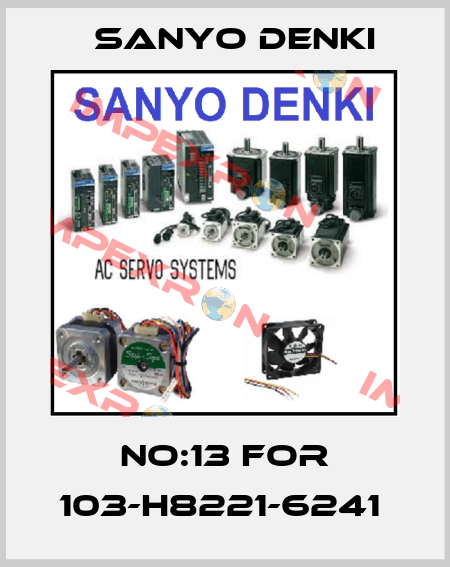 NO:13 FOR 103-H8221-6241  Sanyo Denki
