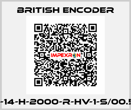 260-N-B-14-H-2000-R-HV-1-S/00.5-SF-4-N British Encoder