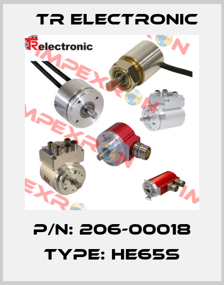 P/N: 206-00018 Type: HE65S TR Electronic