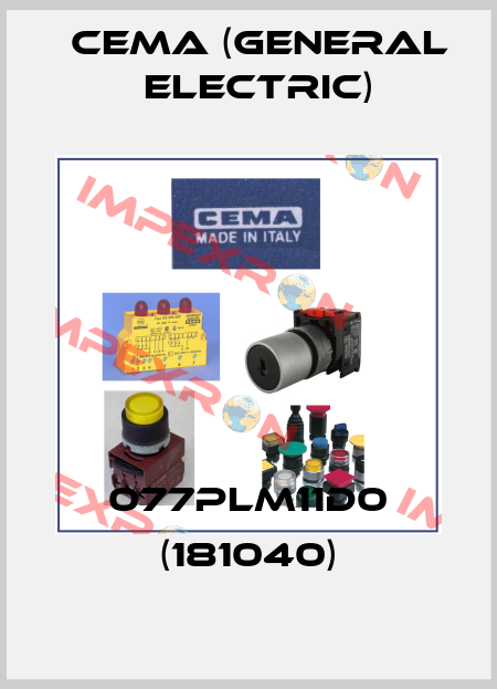 077PLM11D0 (181040) Cema (General Electric)
