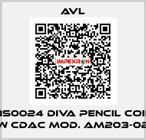 BS0024 DIVA PENCIL COIL W CDAC MOD. AM203-02 Avl