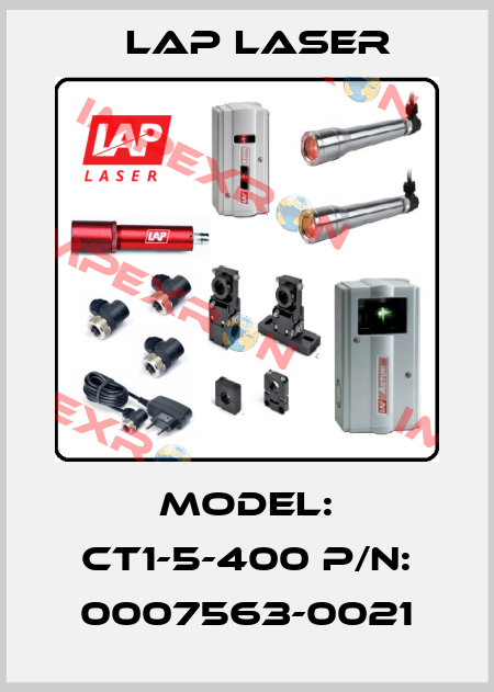 Model: CT1-5-400 P/N: 0007563-0021 Lap Laser