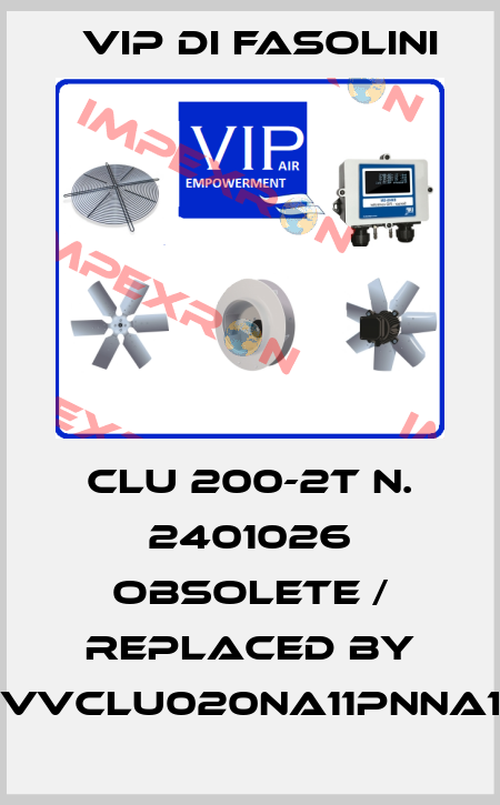 CLU 200-2T N. 2401026 obsolete / replaced by VVCLU020NA11PNNA1 VIP di FASOLINI
