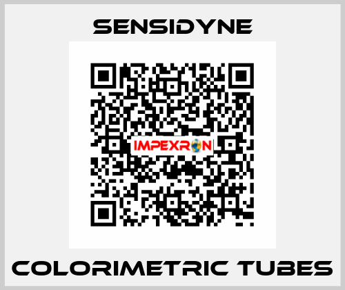colorimetric tubes Sensidyne
