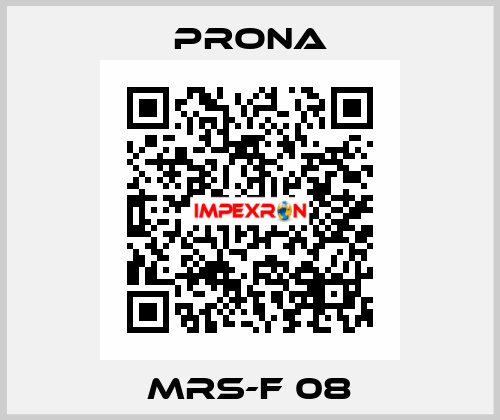 MRS-F 08 Prona