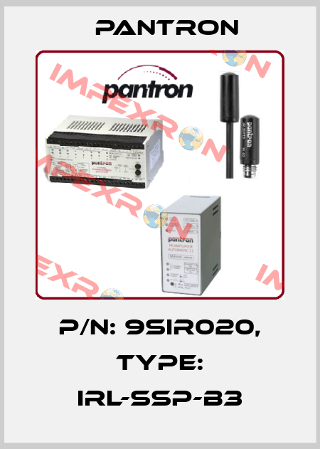 p/n: 9SIR020, Type: IRL-SSP-B3 Pantron
