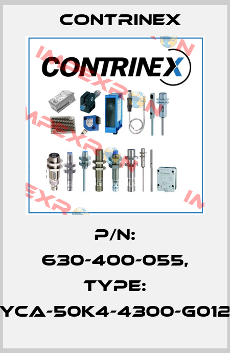 p/n: 630-400-055, Type: YCA-50K4-4300-G012 Contrinex