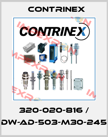 320-020-816 / DW-AD-503-M30-245 Contrinex