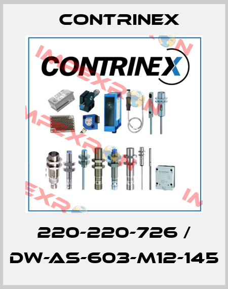 220-220-726 / DW-AS-603-M12-145 Contrinex