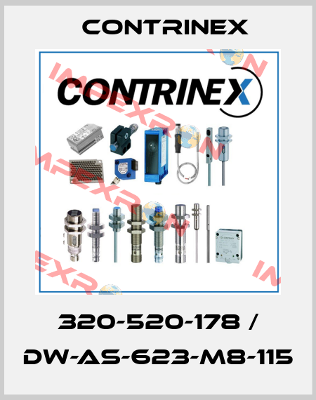 320-520-178 / DW-AS-623-M8-115 Contrinex