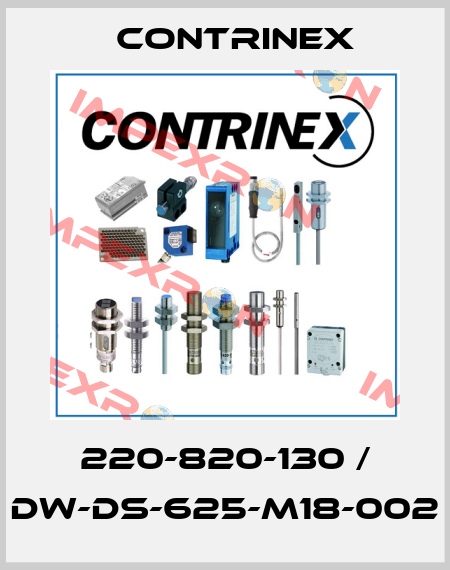 220-820-130 / DW-DS-625-M18-002 Contrinex