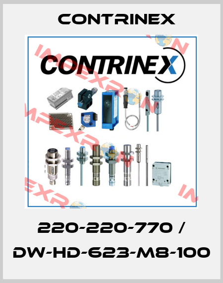 220-220-770 / DW-HD-623-M8-100 Contrinex
