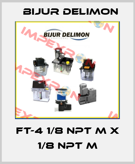 FT-4 1/8 NPT M X 1/8 NPT M Bijur Delimon