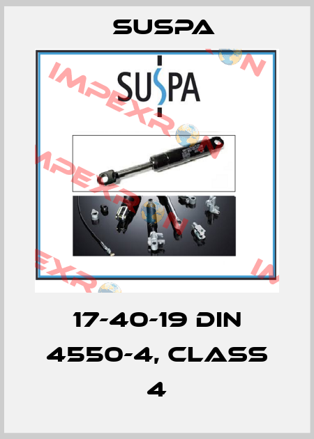 17-40-19 DIN 4550-4, Class 4 Suspa