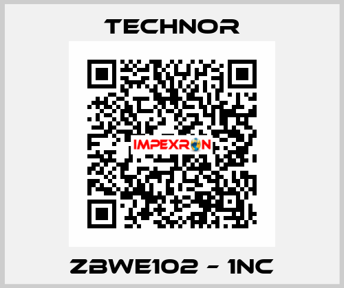 ZBWE102 – 1NC TECHNOR