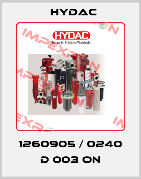 1260905 / 0240 D 003 ON Hydac