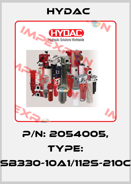 p/n: 2054005, Type: SB330-10A1/112S-210C Hydac