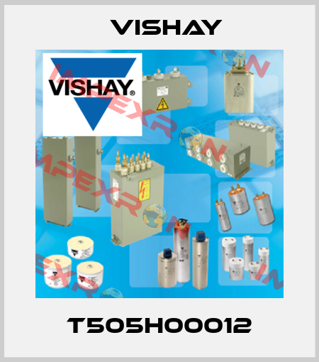 T505H00012 Vishay