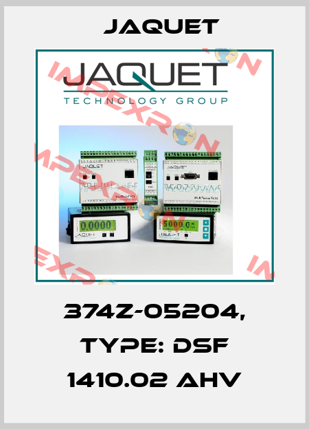 374Z-05204, Type: DSF 1410.02 AHV Jaquet