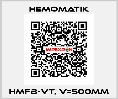 HMFB-VT, V=500mm Hemomatik