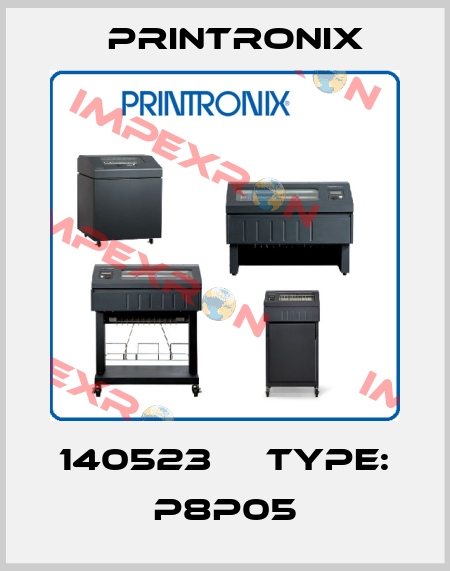 140523     Type: P8P05 Printronix