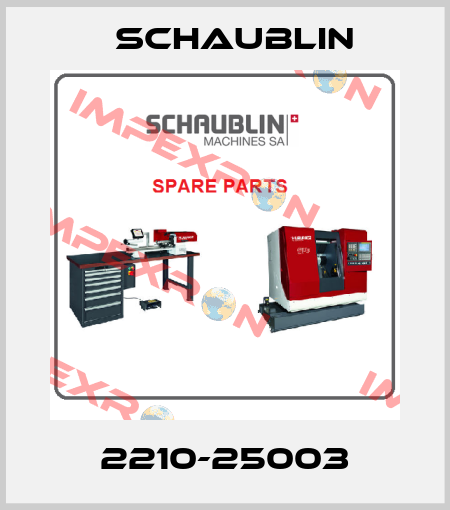 2210-25003 Schaublin