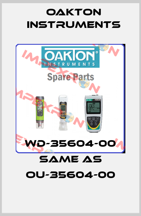 WD-35604-00 same as OU-35604-00 Oakton Instruments