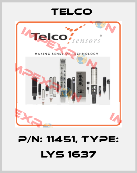 p/n: 11451, Type: LYS 1637 Telco