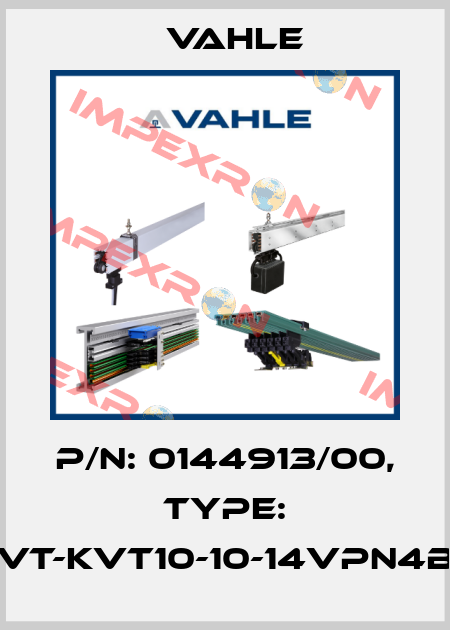 P/n: 0144913/00, Type: VT-KVT10-10-14VPN4B Vahle