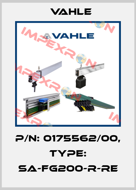 P/n: 0175562/00, Type: SA-FG200-R-RE Vahle