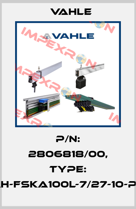 P/n: 2806818/00, Type: AH-FSKA100L-7/27-10-PC Vahle