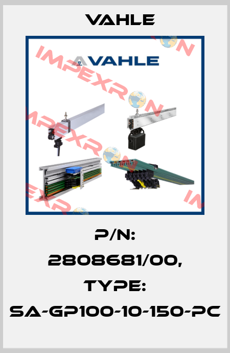 P/n: 2808681/00, Type: SA-GP100-10-150-PC Vahle