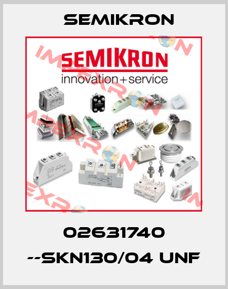 02631740 --SKN130/04 UNF Semikron