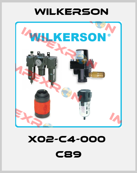 X02-C4-000  C89 Wilkerson