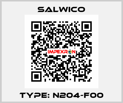 Type: N204-F00 Salwico