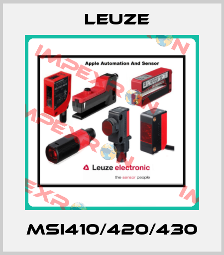 MSI410/420/430 Leuze