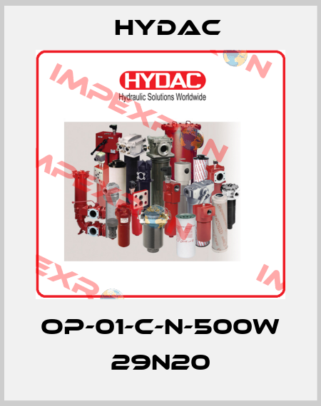 OP-01-C-N-500W 29N20 Hydac