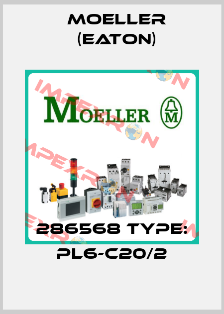 286568 Type: PL6-C20/2 Moeller (Eaton)