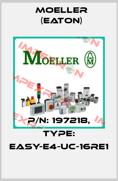p/n: 197218, Type: EASY-E4-UC-16RE1 Moeller (Eaton)