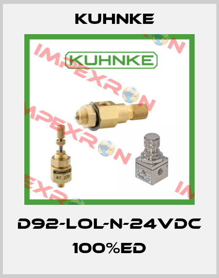 D92-LOL-N-24VDC 100%ED Kuhnke