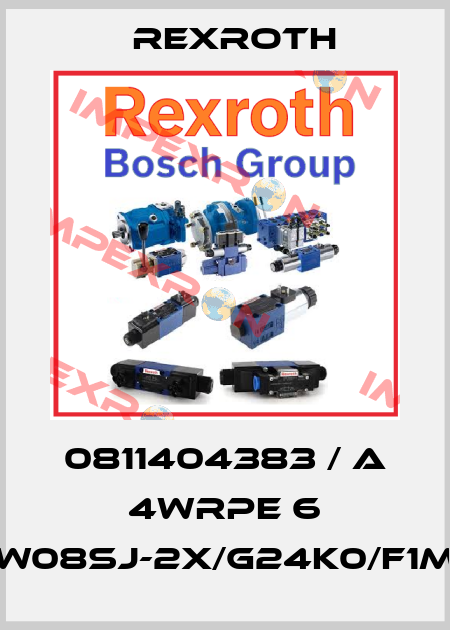 0811404383 / A 4WRPE 6 W08SJ-2X/G24K0/F1M Rexroth
