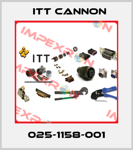 025-1158-001 Itt Cannon