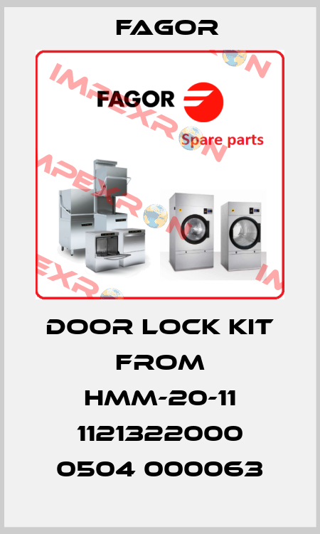 door lock kit from HMM-20-11 1121322000 0504 000063 Fagor
