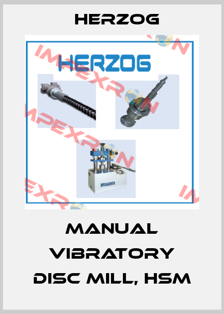 Manual Vibratory Disc Mill, HSM Herzog