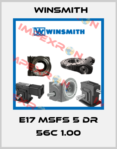 E17 MSFS 5 DR 56C 1.00 Winsmith