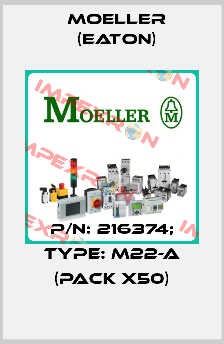 p/n: 216374; Type: M22-A (pack x50) Moeller (Eaton)