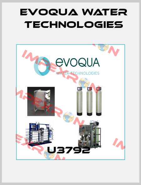 U3792  Evoqua Water Technologies