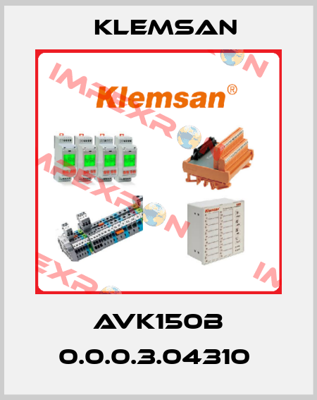 AVK150B 0.0.0.3.04310  Klemsan