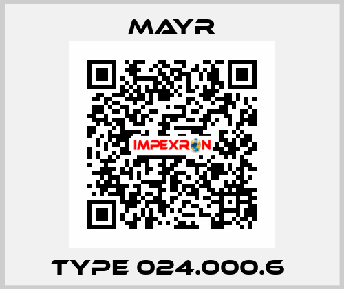 Type 024.000.6  Mayr